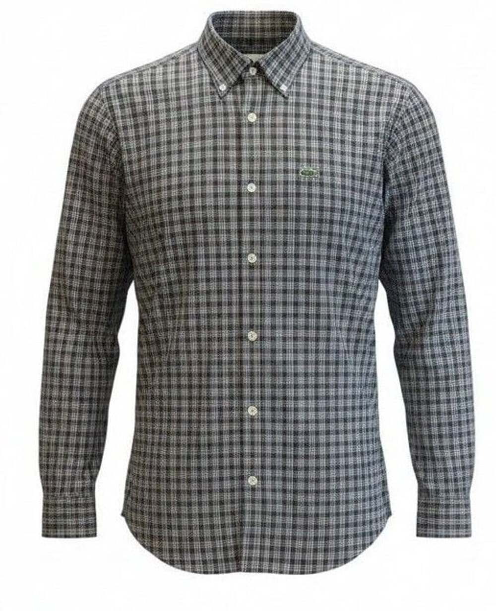 Lacoste Plaid Cotton Shirt Size 40-M